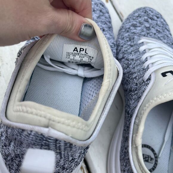 APL Athletic Propulsion Labs Techloom Phantom Womens Size 7.5 Gray Running Shoes - Picture 9 of 12